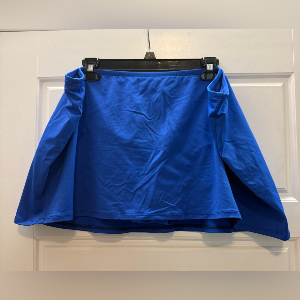 Liz Claiborne Blue Swim Skirt, sz 22W